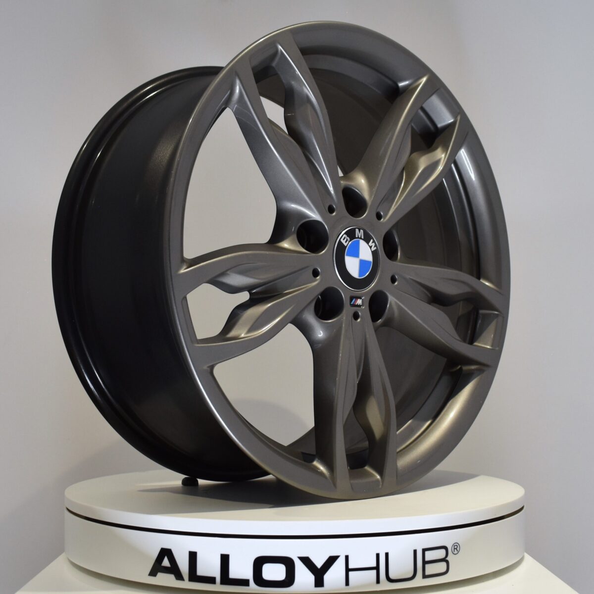 Genuine BMW 1/2 Series F20 F22 Style 436M Sport 18" Inch Alloy Wheels with Ferric Grey Finish 36117845870 36117845871