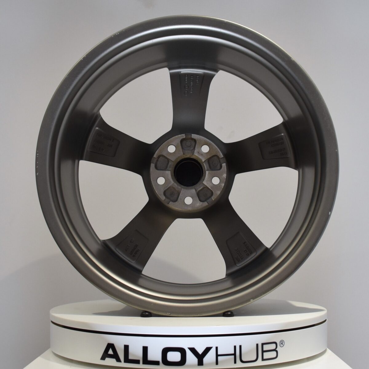 Genuine Audi RS3 S3 A3 8V 5 Spoke Rotor 19" Inch Alloy Wheels with Grey & Diamond Turned Finish 8V0601025CJ, 8V0601025CF