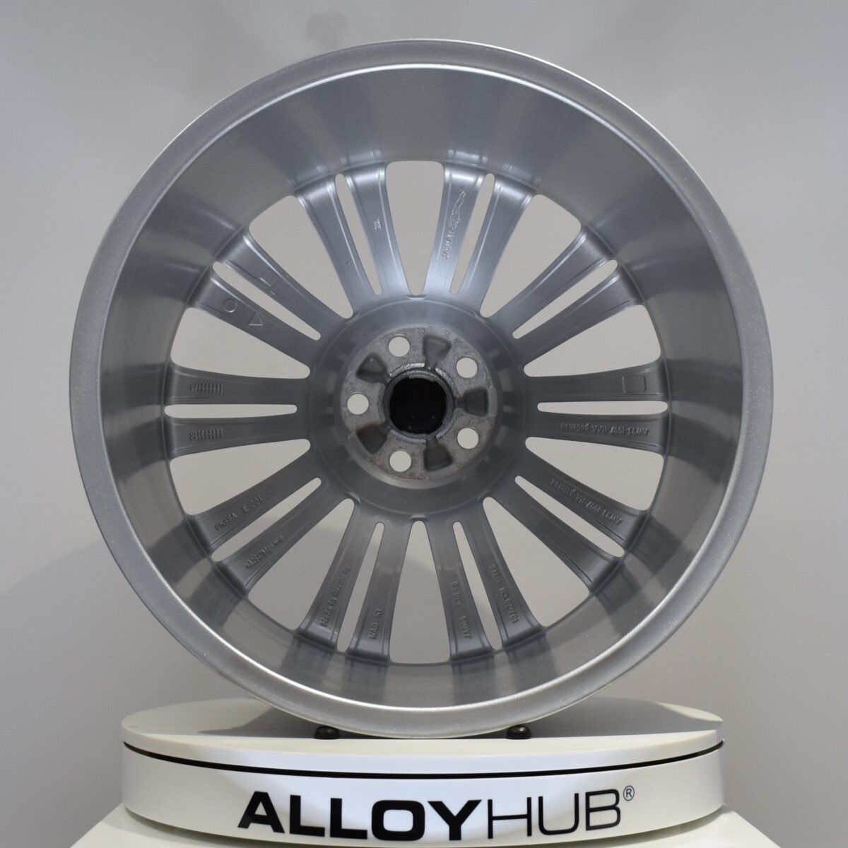 Genuine Jaguar XJ X351 Kasuga 10 Split Spoke 20" Inch Alloy Wheels with Sparkle Silver Finish AW93-1007-GA AW93-1007-HA