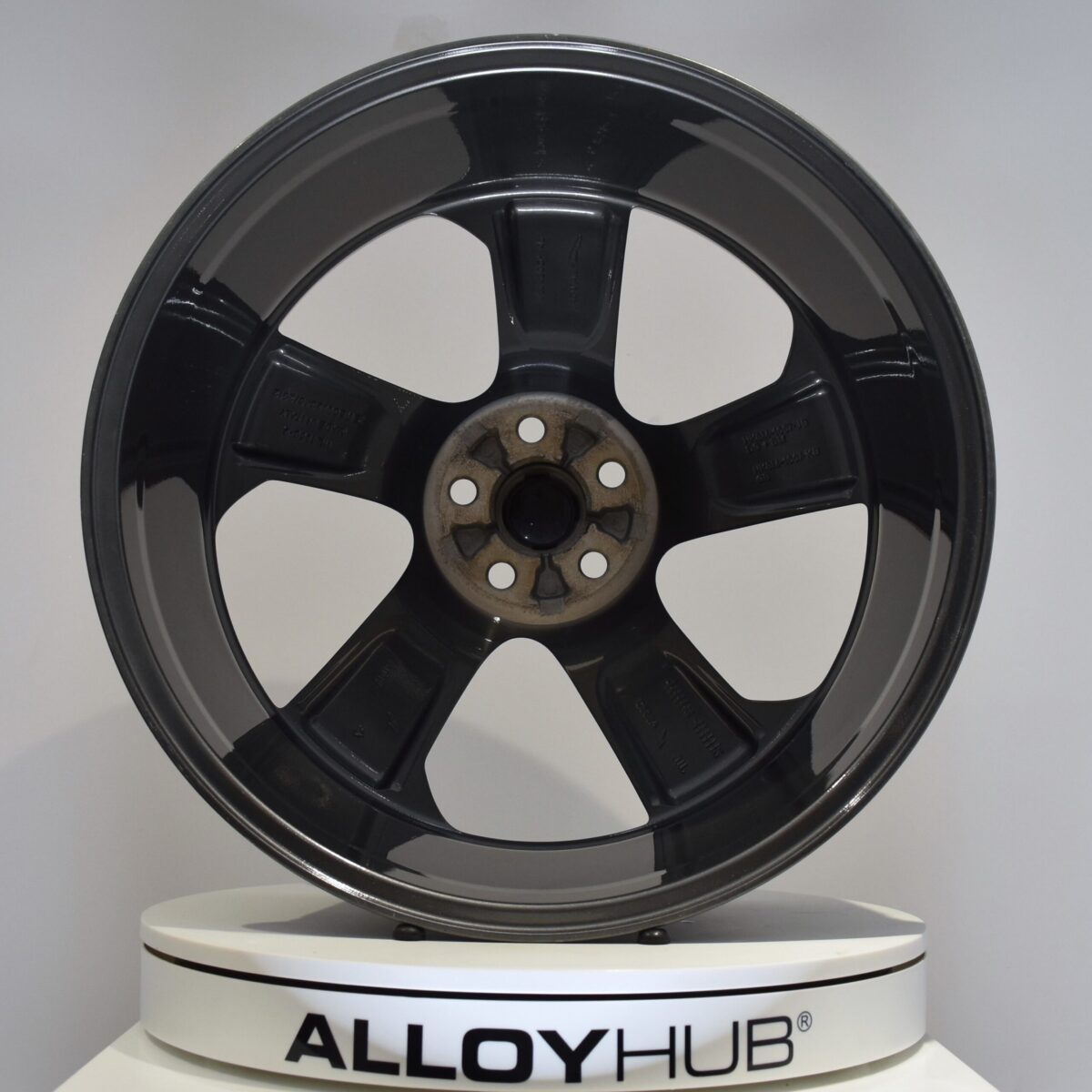 Genuine Jaguar F-Pace Style 5035 Blade Spoke 20" Inch Alloy Wheels with Grey & Diamond Turned Finish T4A4437