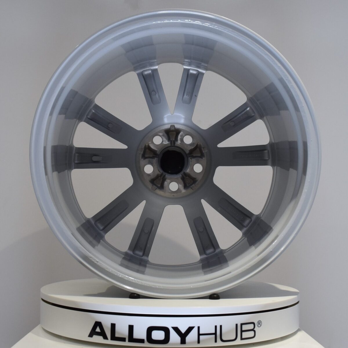 Genuine Jaguar F-Type Aquila 10 Spoke 19" inch Alloy Wheels with Silver Finish EX53-1007-CA EX53-1007-DA