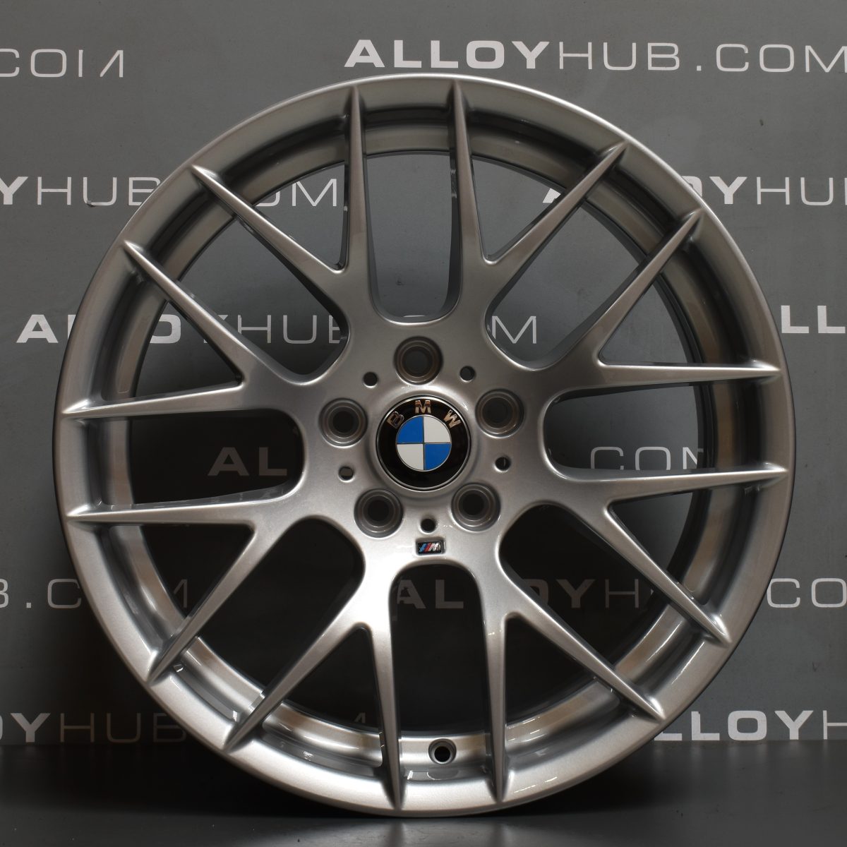 Genuine BMW M3 CSL E90 E91 E92 E93 Style 359M Competition Sport Y Spoke 19" Inch Alloy Wheels with Silver Finish 36112284055 36112284060