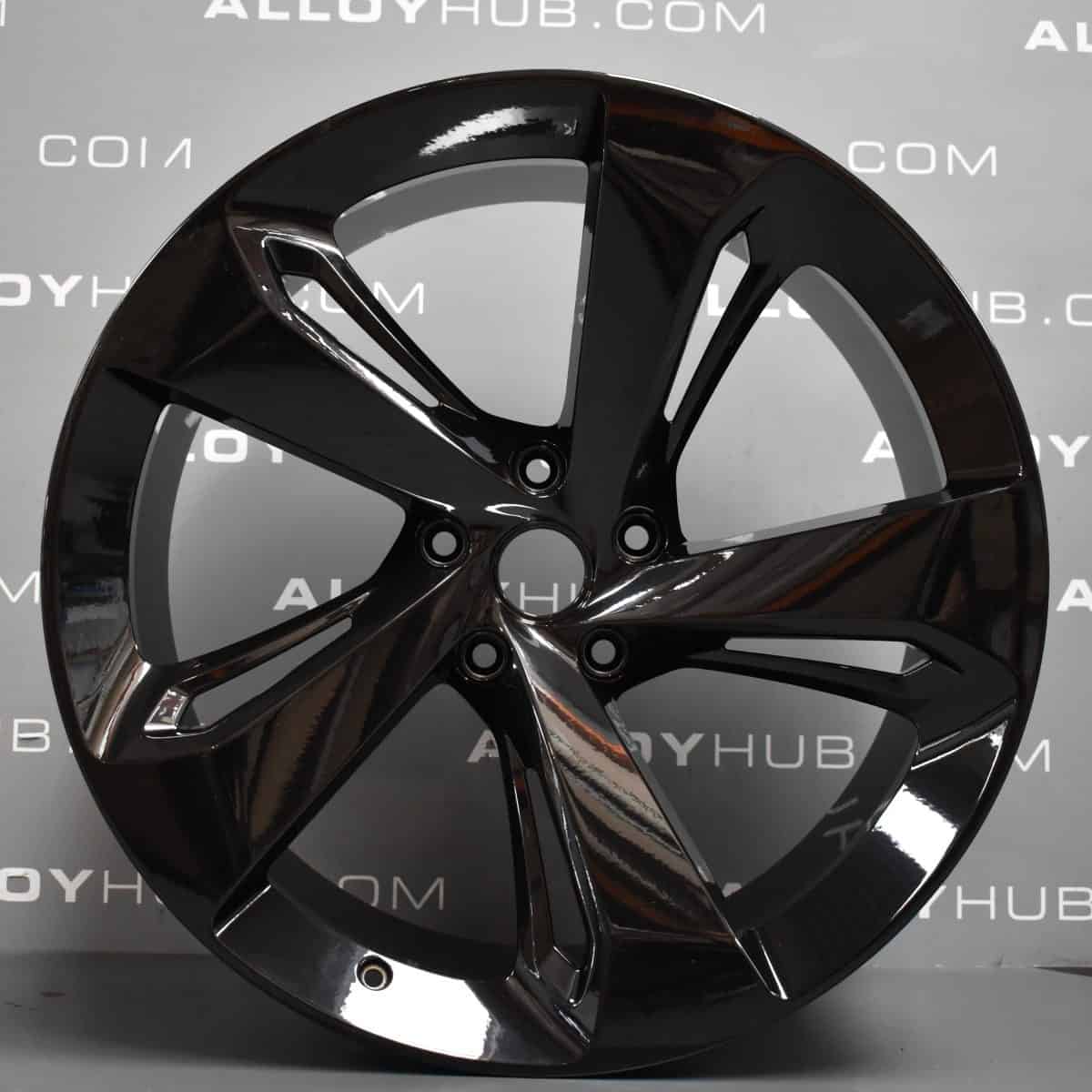 Genuine Bentley Bentayga 5 Spoke 22" Inch Alloy Wheels with Gloss Black Finish 3A601025D, 36A601025G