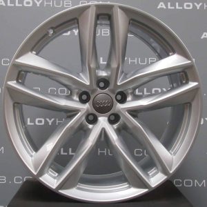 Genuine Audi Q7 4M RS 21″ inch 5 Twin Spoke Alloy Wheels with Silver Finish 4M0 601 025 S