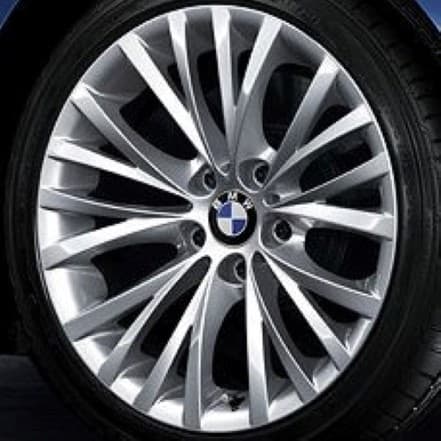 Genuine BMW Z4 E85 E86 E89 Style 293 18″ inch Multi-Spoke Alloy Wheels with Silver Finish 36116785250 36116785251