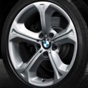 Genuine BMW X1 E84 Style 320 18″ inch 5 Spoke Alloy Wheels with Silver Finish 36116789143