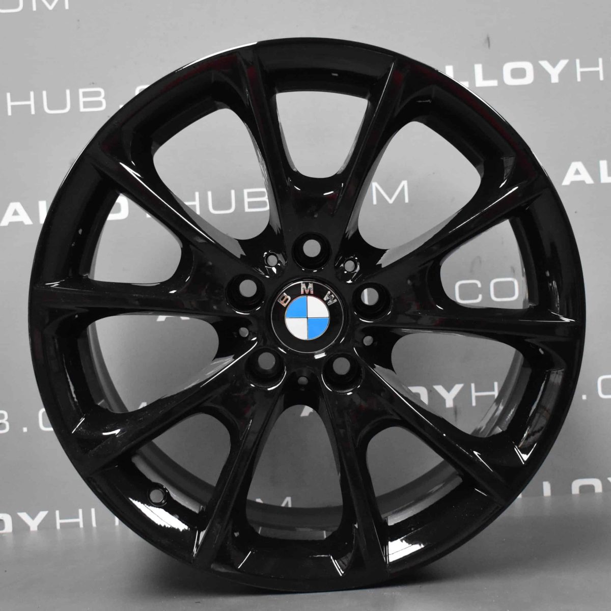Genuine BMW 3/4 Series Style 398 Sport 18″ Inch Alloy Wheels with Gloss Black Finish 36116796250 36116796251