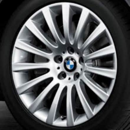 Genuine BMW 5 Series E60 E61 Style 235 19″ inch Multi Spoke Alloy Wheel with Silver Finish 36116775404 36116775405