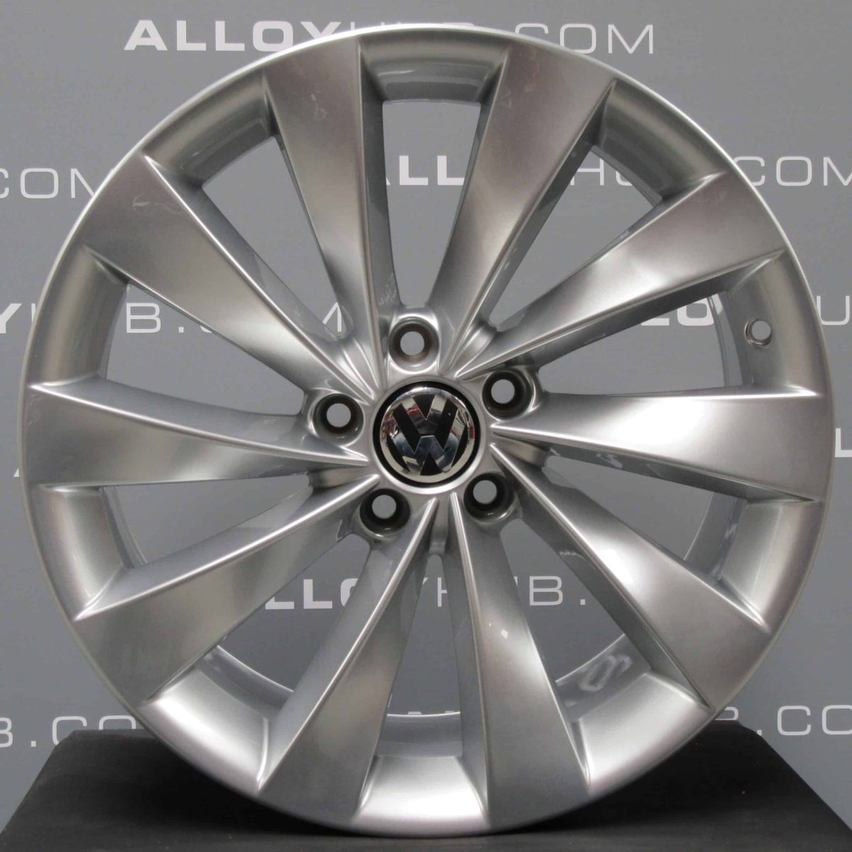 Genuine Volkswagen Scirocco Interlagos Turbine 18″ inch Alloy Wheels with Silver Finish 3C8 601 025 D