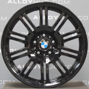Genuine BMW M3 E46 Style 67M Sport 10 Double Spoke 19" inch Alloy Wheels with Gloss Black Finish 36112229650 36112229660