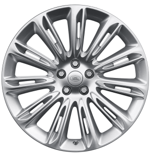 Genuine Land Rover Range Rover Style 1046 11 Spoke 22" inch Alloy Wheels with Sparkle Silver Finish LR098799