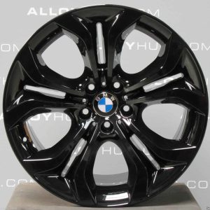 Genuine BMW X6 E71 E72 336 M Sport Performance 20" inch Alloy Wheels with Gloss Black Finish 36116788010 36116796152