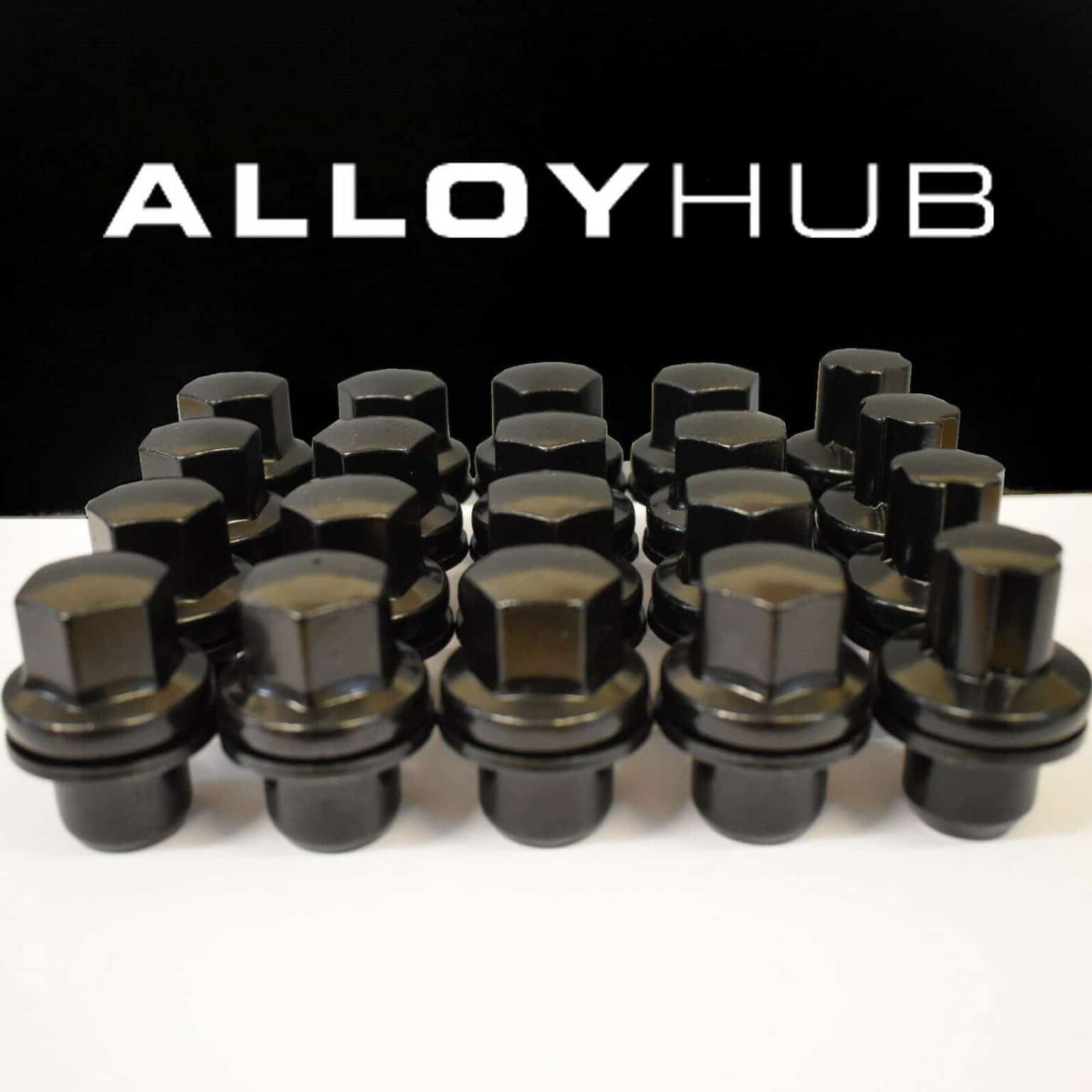 GEN2 Black Wheel Nuts (20) For Land Rover Defender L663 2019-2022 – Original Alloy Wheels