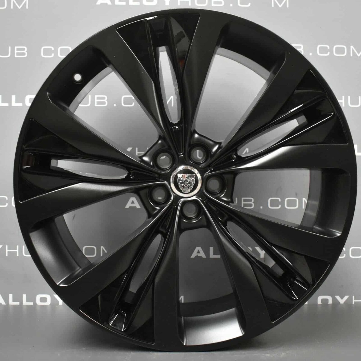 Genuine Jaguar F-Pace Helix Style 1020 10 Spoke 22″ Inch Alloy Wheels with Satin Black Finish T4A858