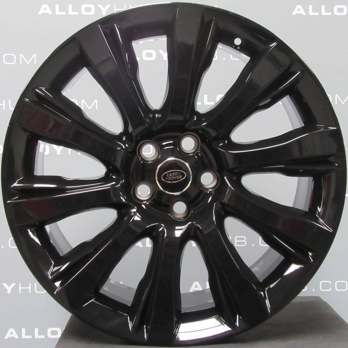 Genuine Land Rover Range Rover Sport L494 Vogue L405 Style 1001 21" inch 10 Spoke Alloy Wheels with Gloss Black Finish LR037746