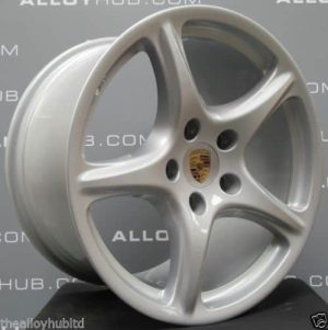 Porsche 911 997 Carrera 2/2S Classic 5 Spoke 19" Silver Alloy Wheel