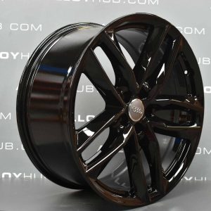 Genuine Audi Q7 4M RS 21″ Inch 5 Twin Spoke Alloy Wheels with Gloss Black Finish 4M0 601 025 S