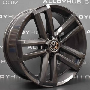Genuine Volkswagen Amarok Cantera 5 Twin Spoke 19" Inch Alloy Wheel with Anthracite Grey Finish 2H0 601 025 AD