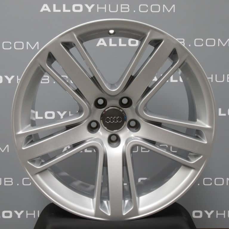 Genuine Audi RS5 S5 A5 8T 5 Twin Spoke 19" Inch Alloy Wheels with Silver Finish 8T0 601 025 AS
