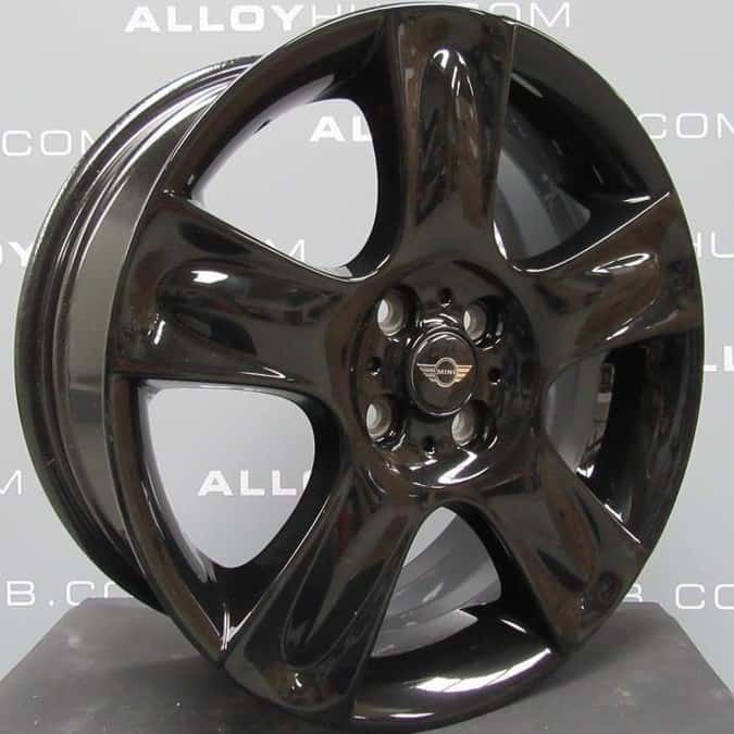 MINI Cooper S Bullet 5 Spoke Black 17″ Alloy Wheel