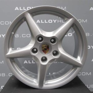 Porsche 911 997 Carrera 2/2S Classic 5 Spoke 18" Silver Alloy Wheel