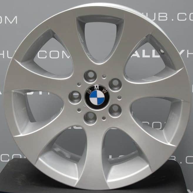 Genuine BMW 3 Series E90 E91 E92 E93 Style 162 18" inch Alloy Wheels with Silver Finish 36116775601 36116775602