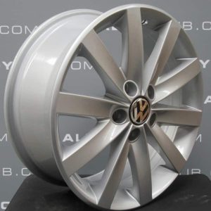 Volkswagen Golf MK6 Porto 17" Silver 10 Spoke Alloy Wheel