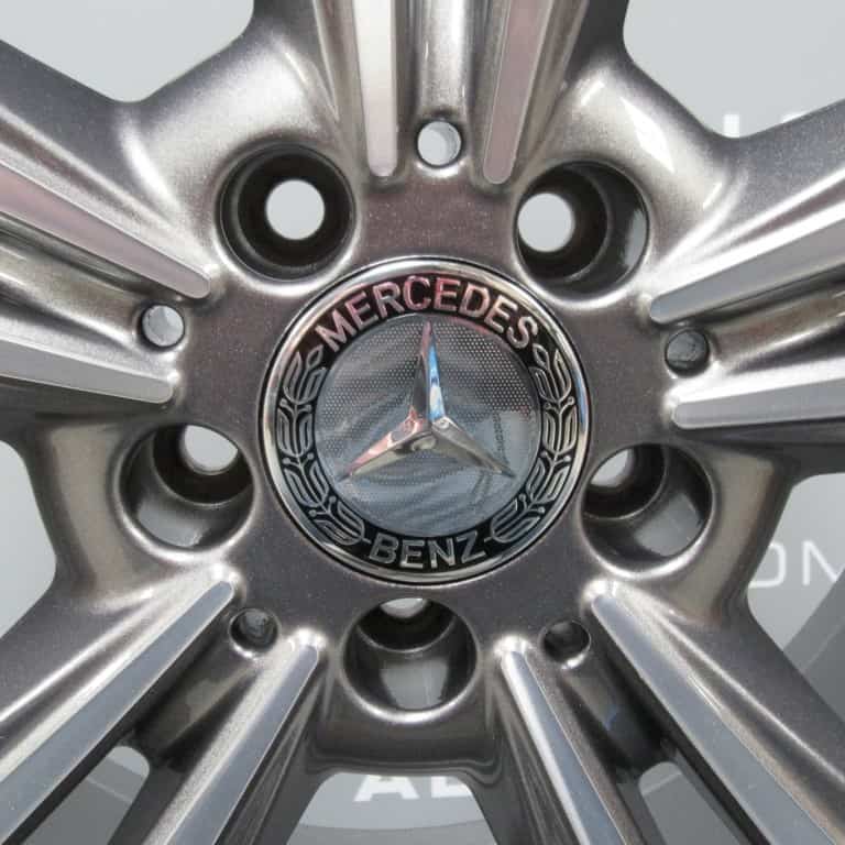 MERCEDES-BENZ E CLASS 17" 5 Twin Spoke Grey/Polished Alloy Wheel