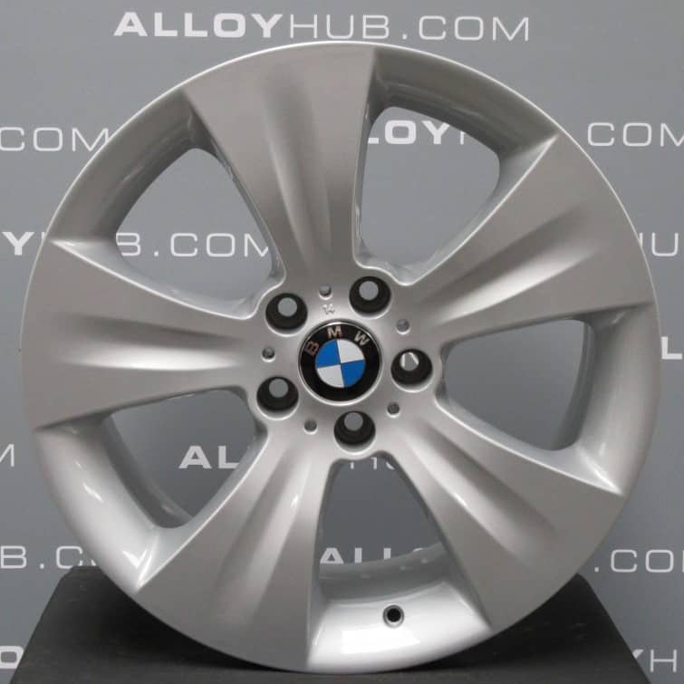 Genuine BMW X5 E70 Style 213 19" inch 5 Spoke Alloy Wheels with Silver Finish 36116772247 36116777248