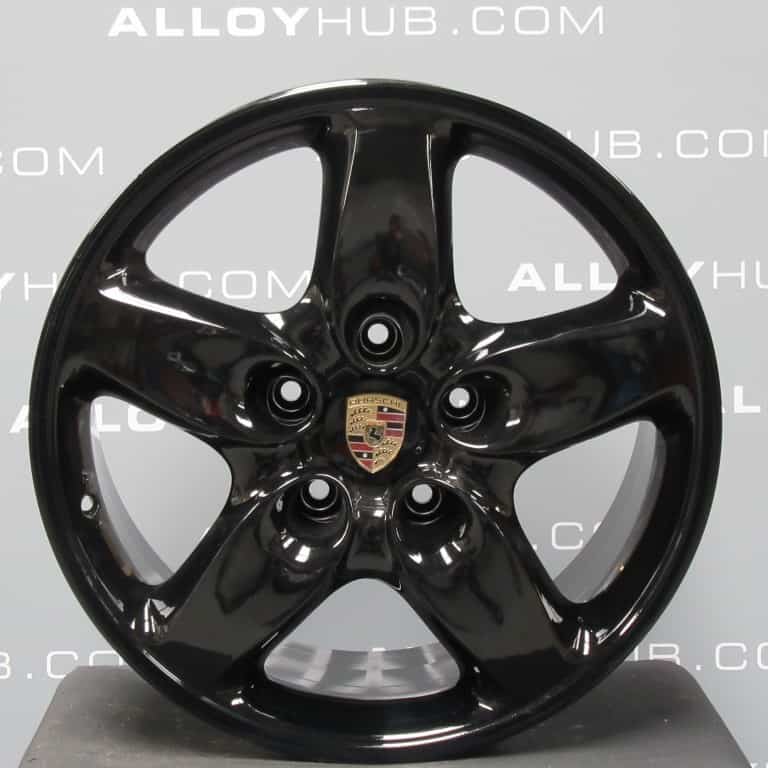 Porsche Cayenne 5 Spoke Gloss Black 18"Alloy Wheel