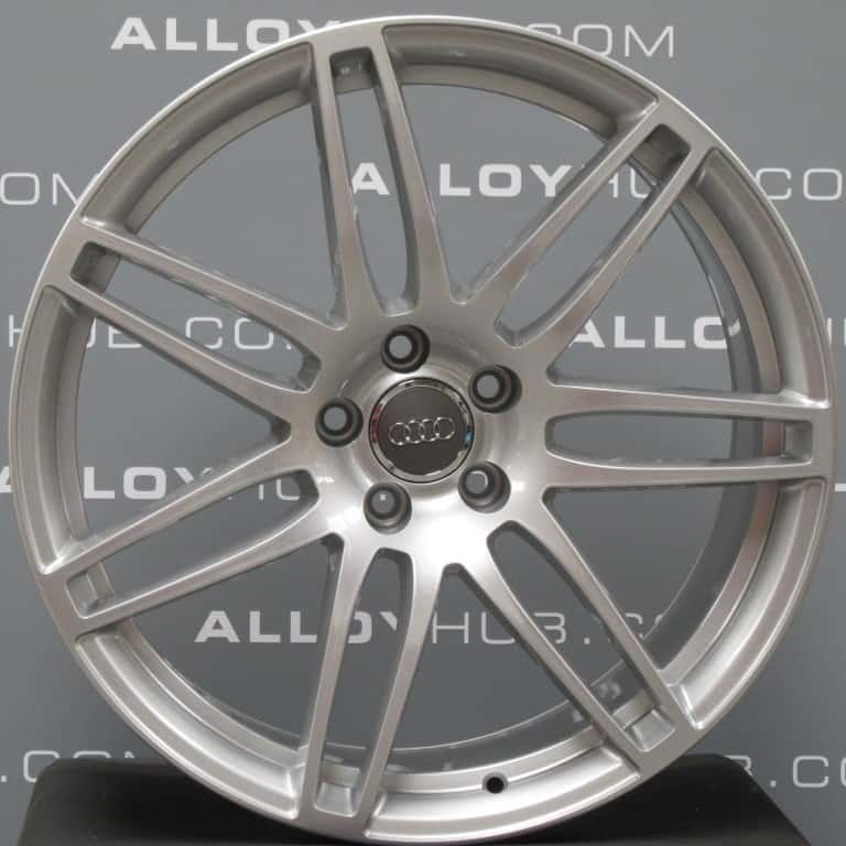 Genuine Audi A7 A8 S7 RS7 4G8 4H 7 Double Spoke 20" Inch Alloy Wheels with Silver Finish 4H0 601 025 AB 4H0601025AA