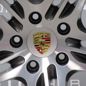 Porsche 911 997 Turbo II 19" Grey/Diamond Turned Alloy Wheel