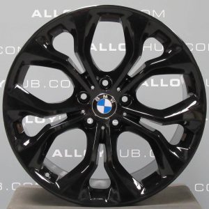 BMW X5 X6 F15 F16 451M Sport Performance 20" Inch Alloy Wheels with Gloss Black Finish 36116853959 36116853960