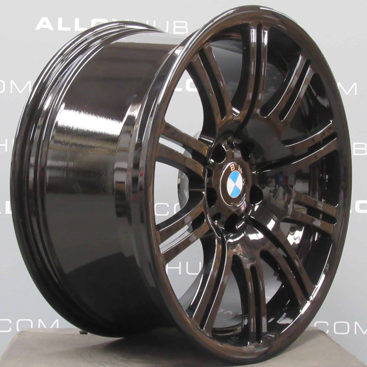 BMW M3 E46 67M Gloss Black 19" 10 Double Spoke Alloy Wheel