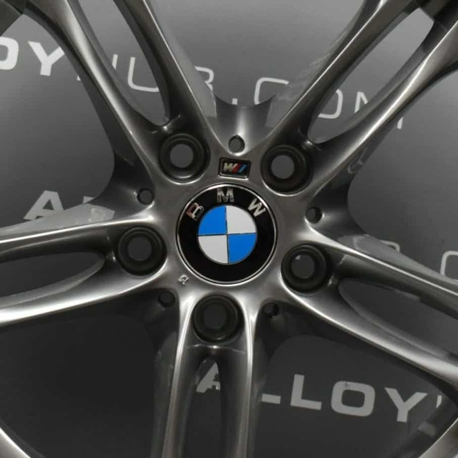 Genuine BMW 5 Series F10 F11 613M Sport 5 Twin Spoke 18" inch Alloy Wheels with Ferric Grey Finish 36117848572 36117848573