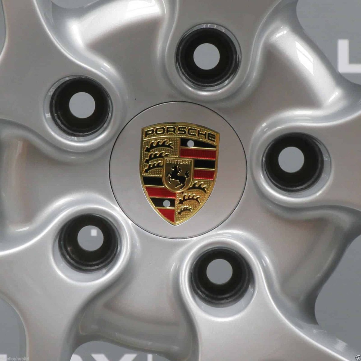 Porsche 911 997 Carrera 2/2S Gen 2 5 Twin Spoke 19″ Silver Alloy Wheel