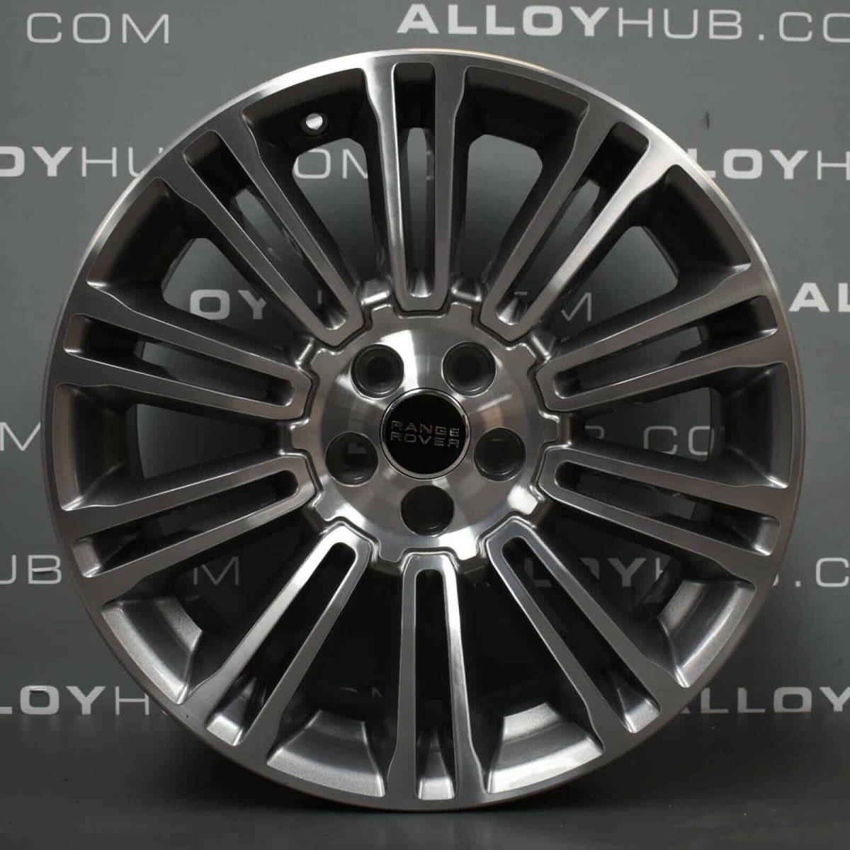 Genuine Land Rover Range Rover Evoque L538 19" inch Style 1002 Alloy Wheels with Grey & Diamond Turned Finish LR048428