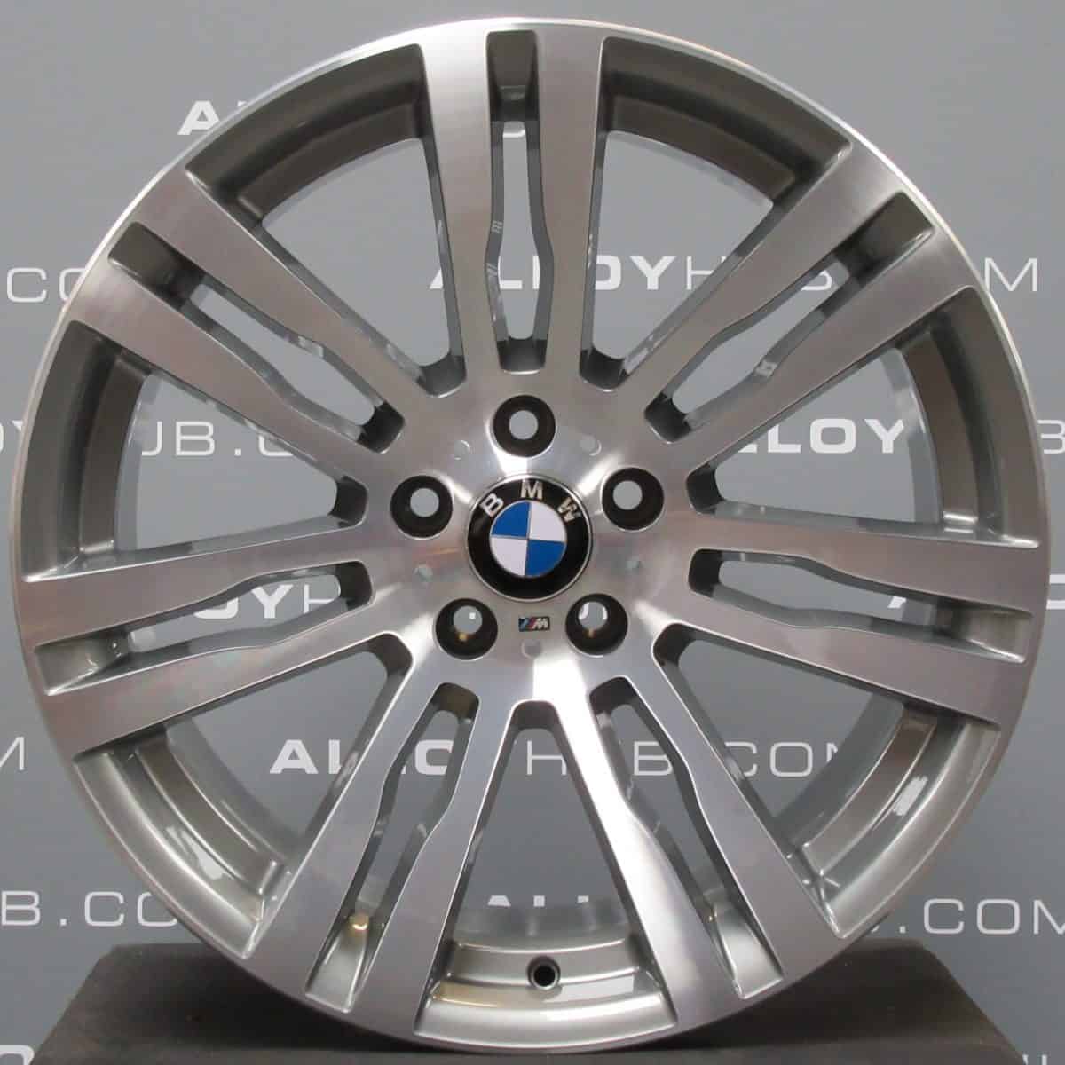 Genuine BMW X5/X6 E70 E71 E72 Style 333M Sport 20″ Inch 7 Twin Spoke Alloy Wheels with Grey & Diamond Turned Finish 36117842183 36117842184