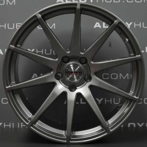 Genuine VEA Borbet Volkswagen Amarok 10 Spoke 20" Inch Alloy Wheels with Titanium Silver Finish