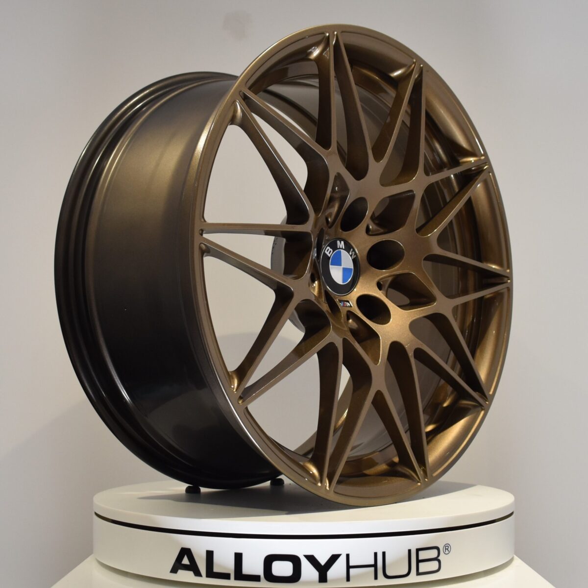 Genuine BMW 666M Sport Competition M3 M4 F80 F82 20" Inch Alloy Wheels with Bronze Finish 36112287500 36112287501
