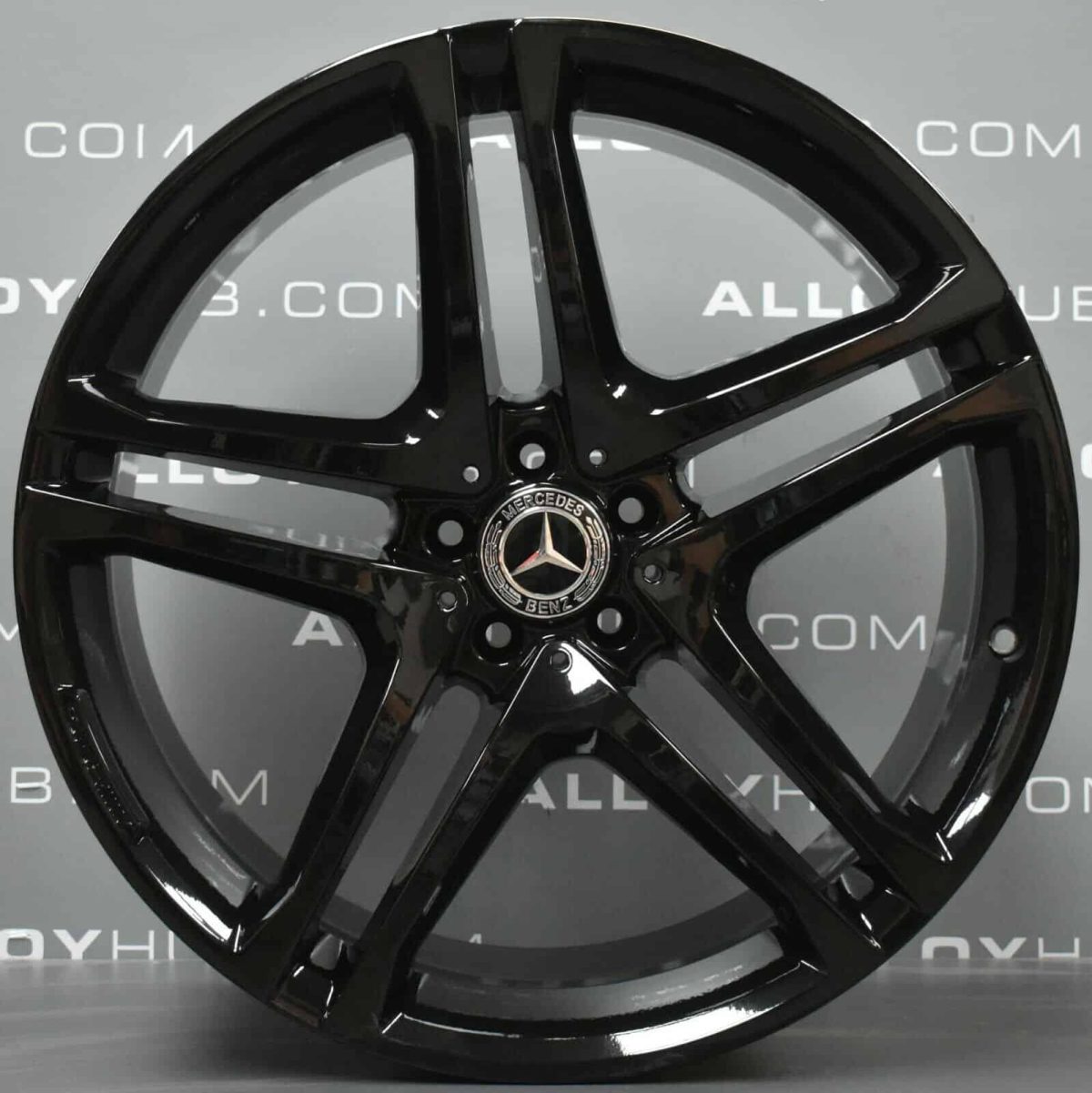 Genuine Mercedes-Benz ML GLE W166 C292 AMG 22" inch Alloy Wheels with Gloss Black Finish A29240130007 A29240121007