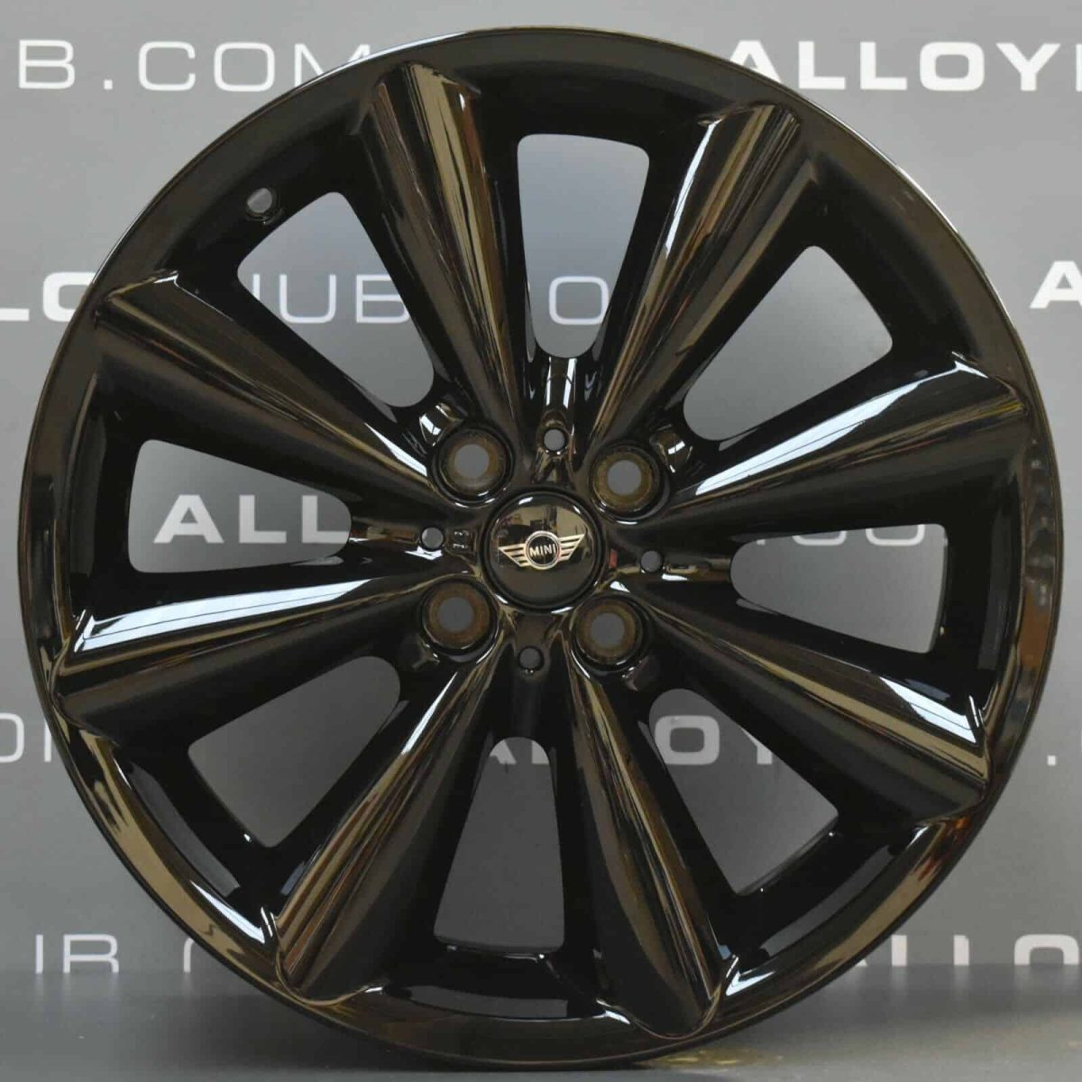 Genuine Mini Cooper S R50 R53 R56 R121 Conical Spoke 17" inch Alloy Wheels with Gloss Black Finish 36116791931