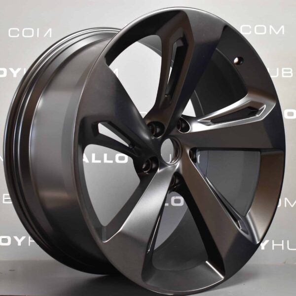 Genuine Bentley Bentayga 5 Spoke 22" Inch Alloy Wheels with Satin Black Finish 3A601025D, 36A601025G