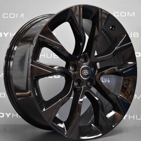 Genuine Land Rover Range Rover Style 5086 5 Split-Spoke 22" inch Alloy Wheels with Gloss Black Finish LR099144