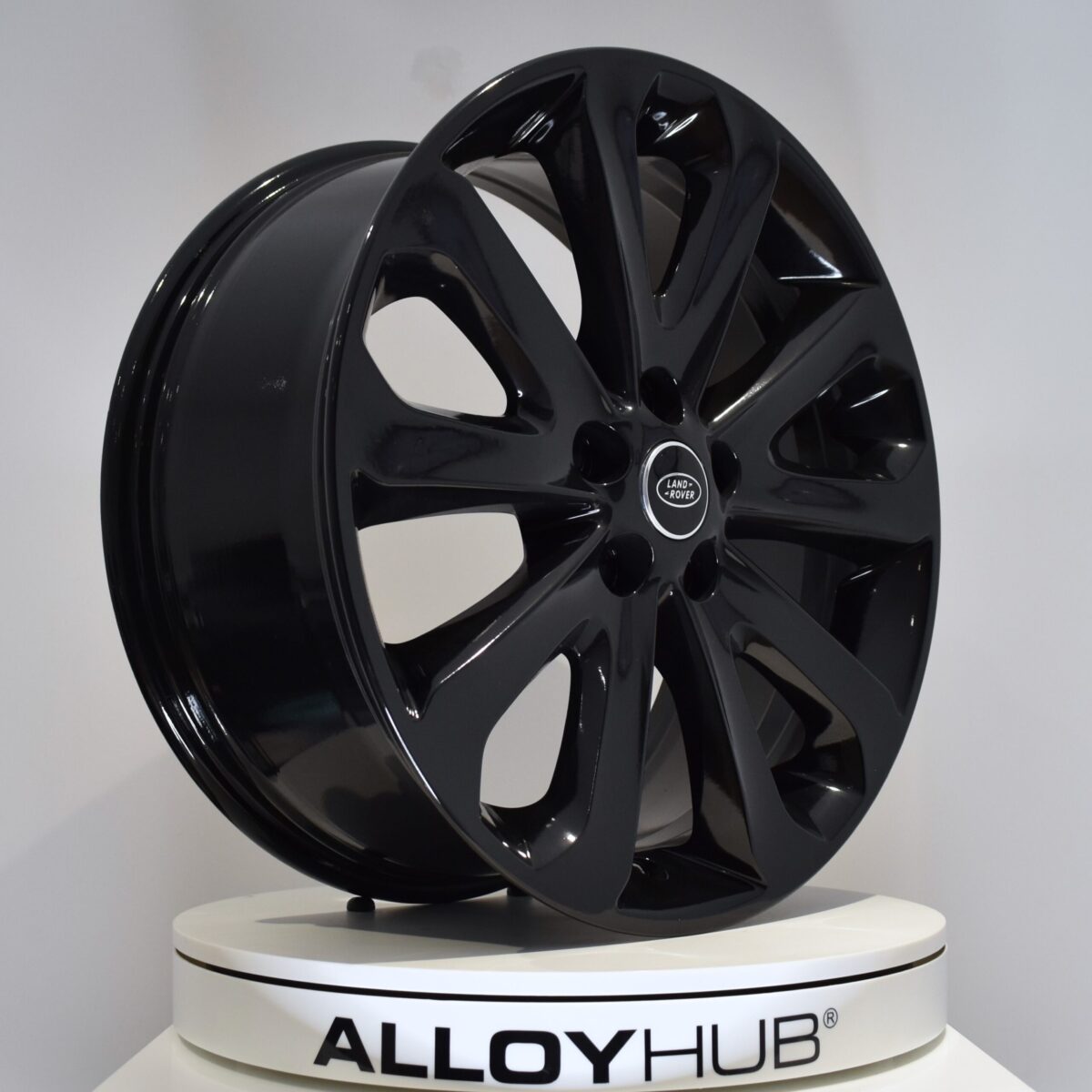 Genuine Land Rover Range Rover Style 5002 20" inch 5 Split Spoke Alloy Wheels with Gloss Black Finish LR037745