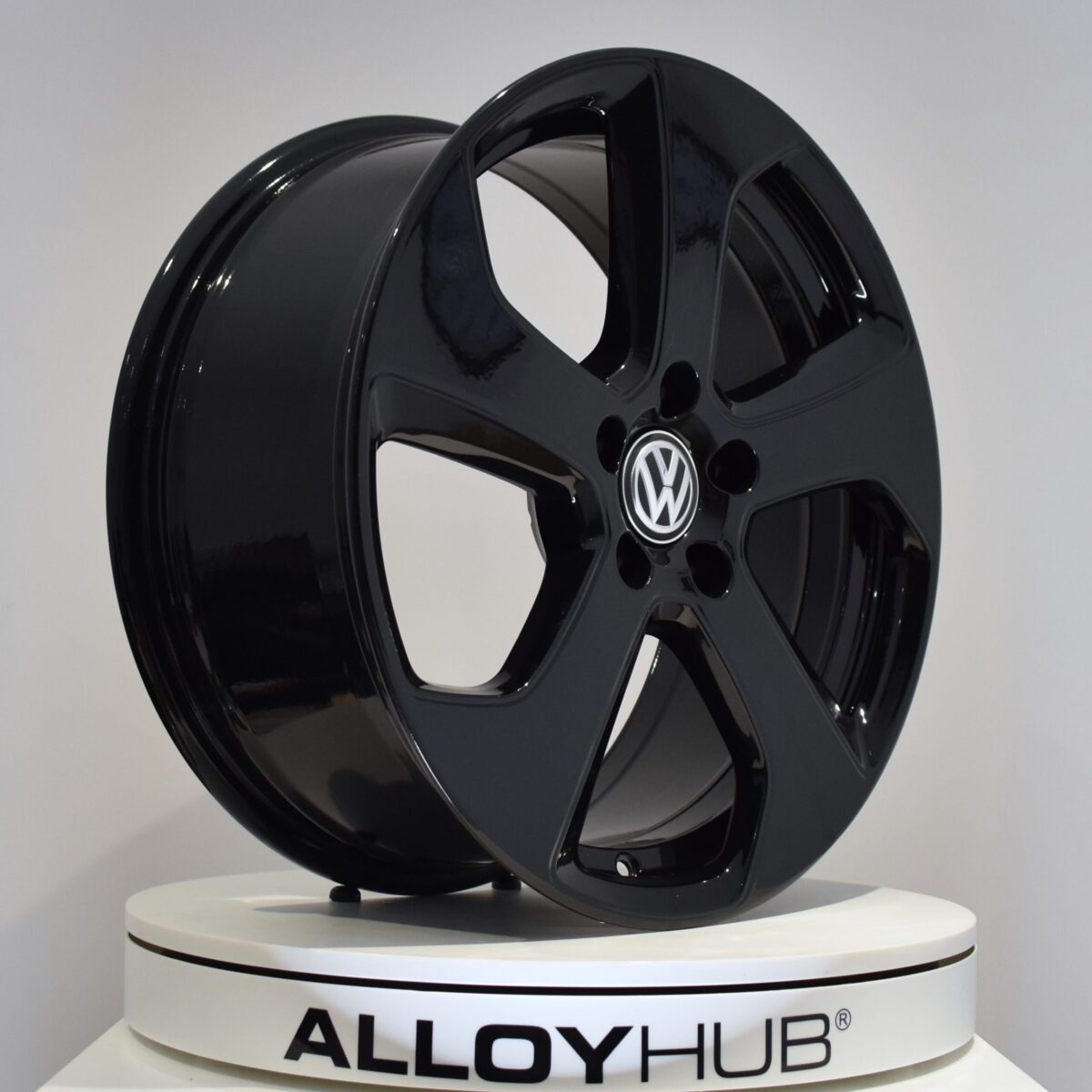 Genuine Volkswagen Golf MK6 MK7 Austin 18" Inch Alloy Wheels with Gloss Black Finish 5G0 601 025 AS