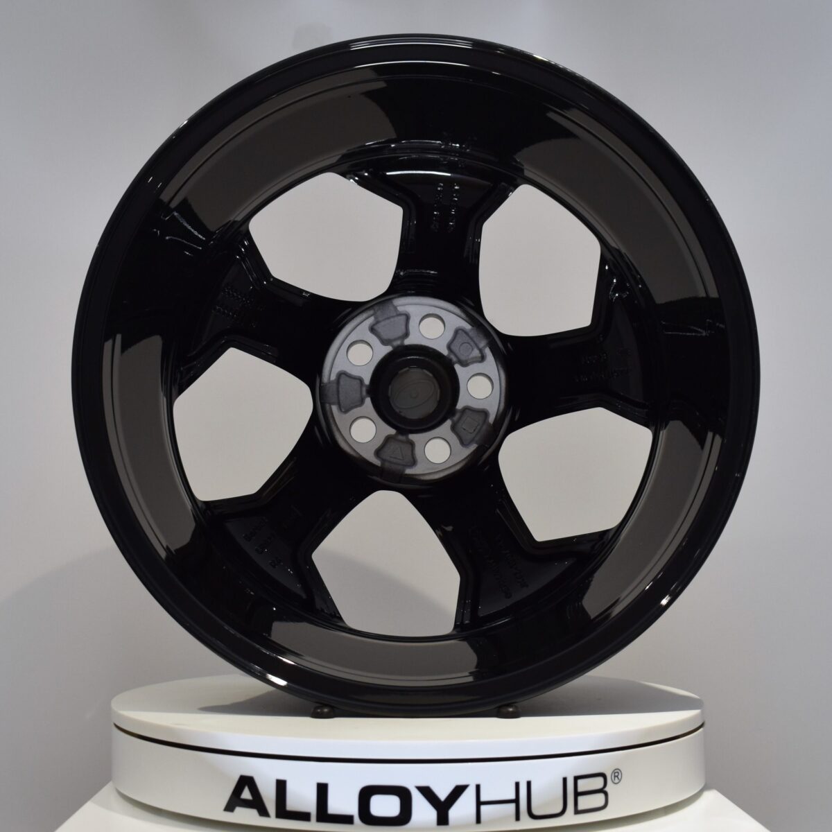 Genuine Land Rover Defender L663 Style 5084 20" inch 5 Split-Spoke Alloy Wheels with Gloss Black Finish LR099135