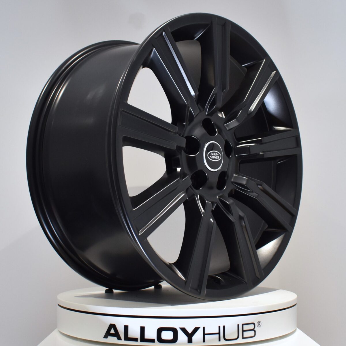 Genuine Land Rover Defender L663 Style 9001 21" inch 9 Spoke Forged Satin Black Alloy Wheels VPLWW0085