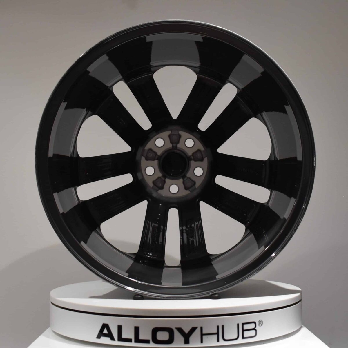 Genuine Jaguar F-Pace Style 5038 5 Twin Spoke 19" Inch Alloy Wheels with Grey & Diamond Turned Finish HK8M-1007-NA