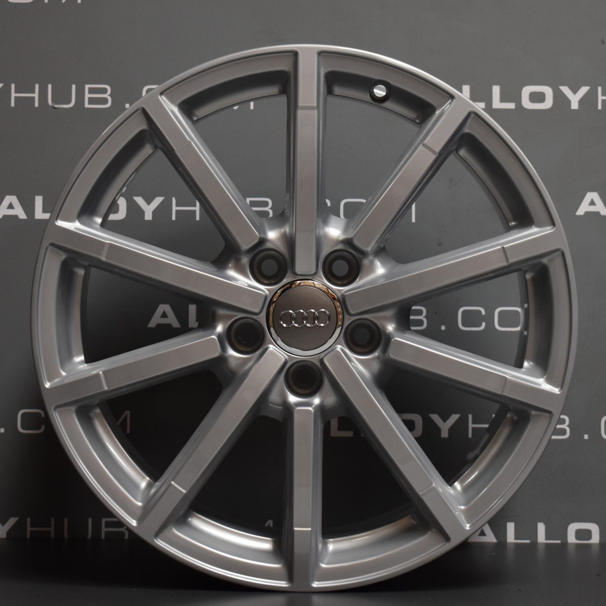 Genuine Audi A3 S3 8V 10 Spoke 18" Inch Alloy Wheels with Silver Finish 8V0 601 025 AM